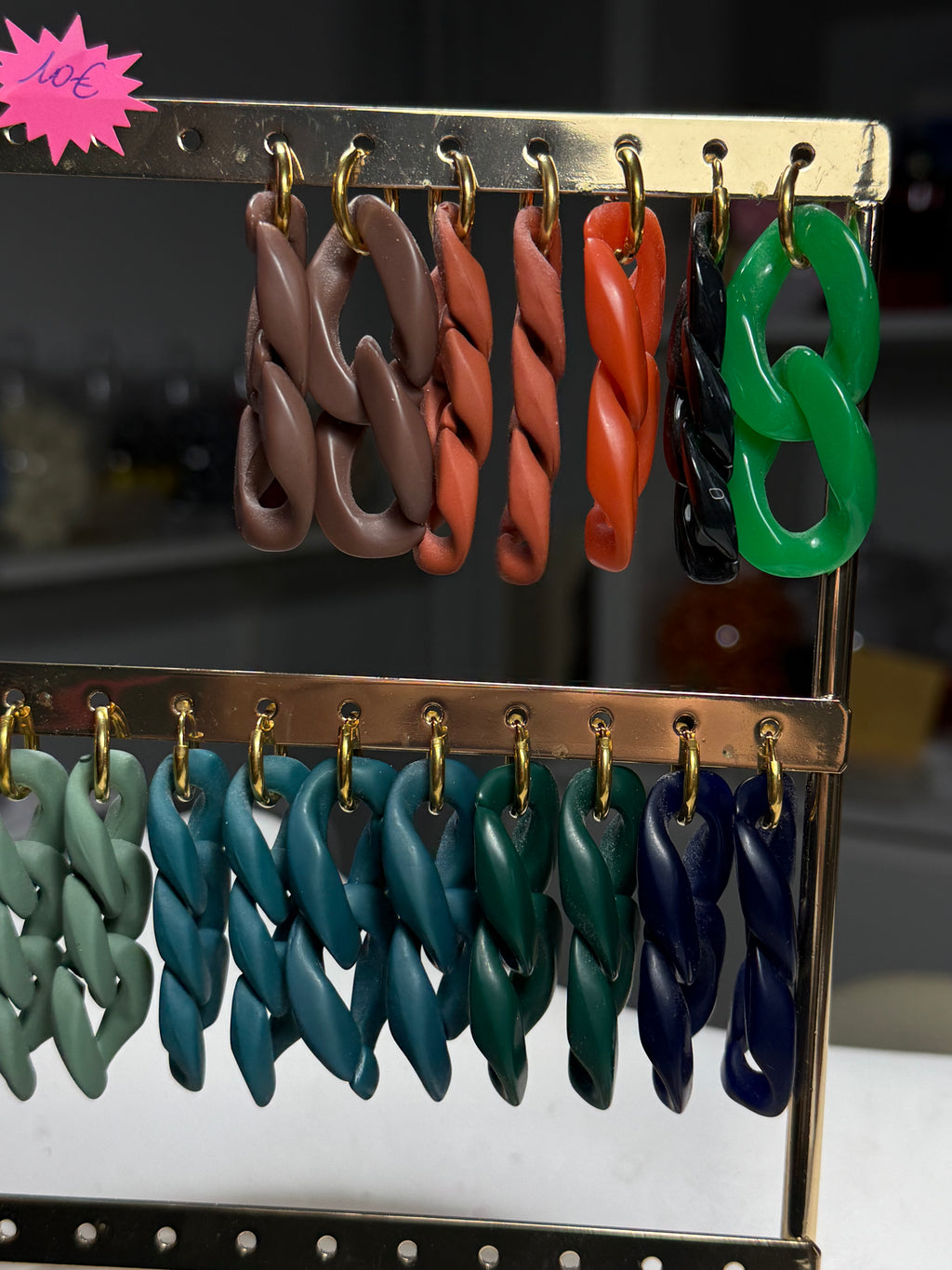 Boucles d’oreilles - Créoles mailles