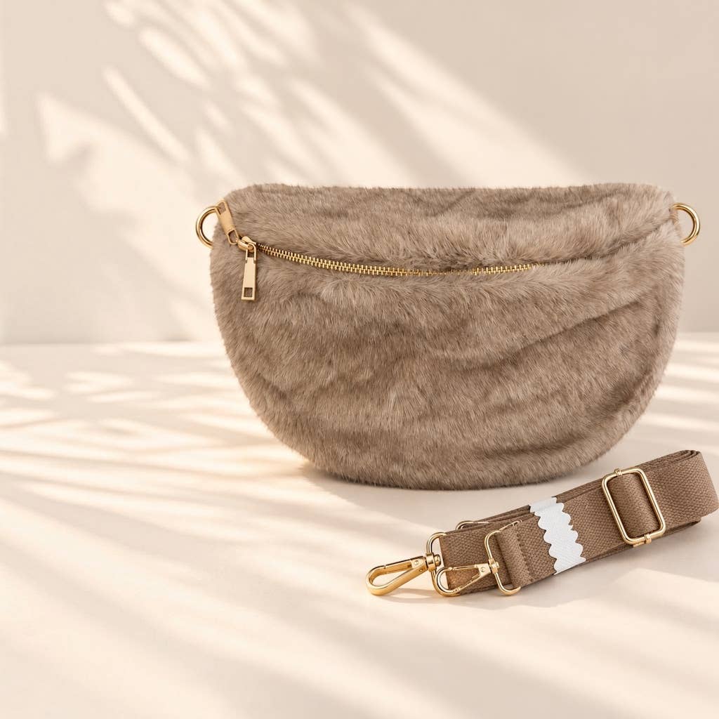 Sac banane fausse fourrure 008-S057