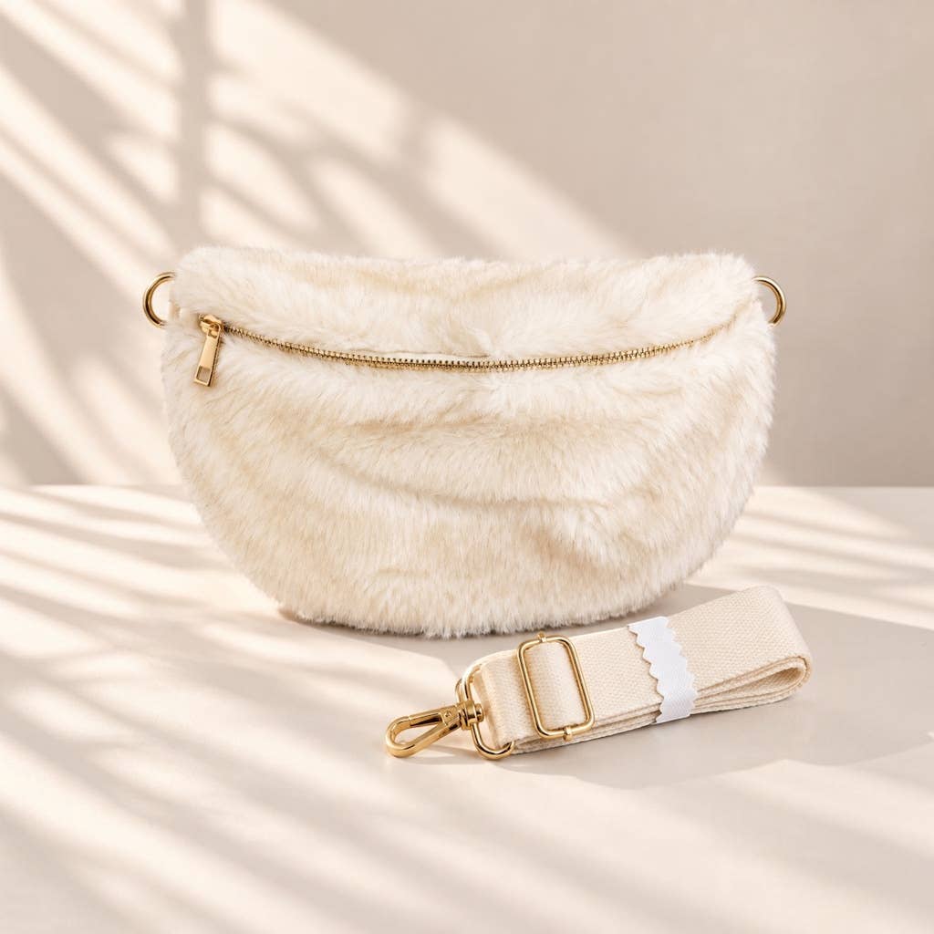 Sac banane fausse fourrure 008-S057