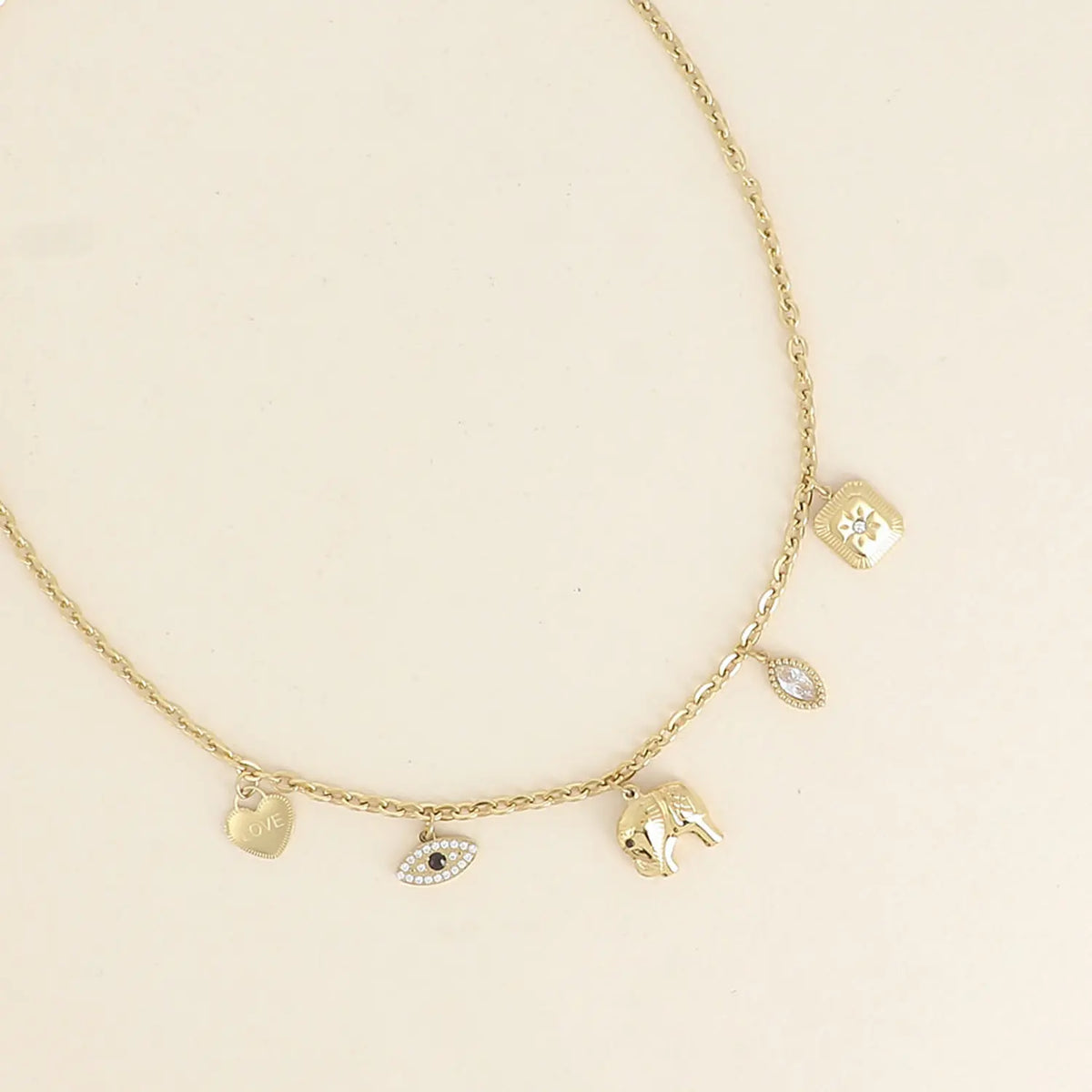 Collier breloques éléphant - Bohm