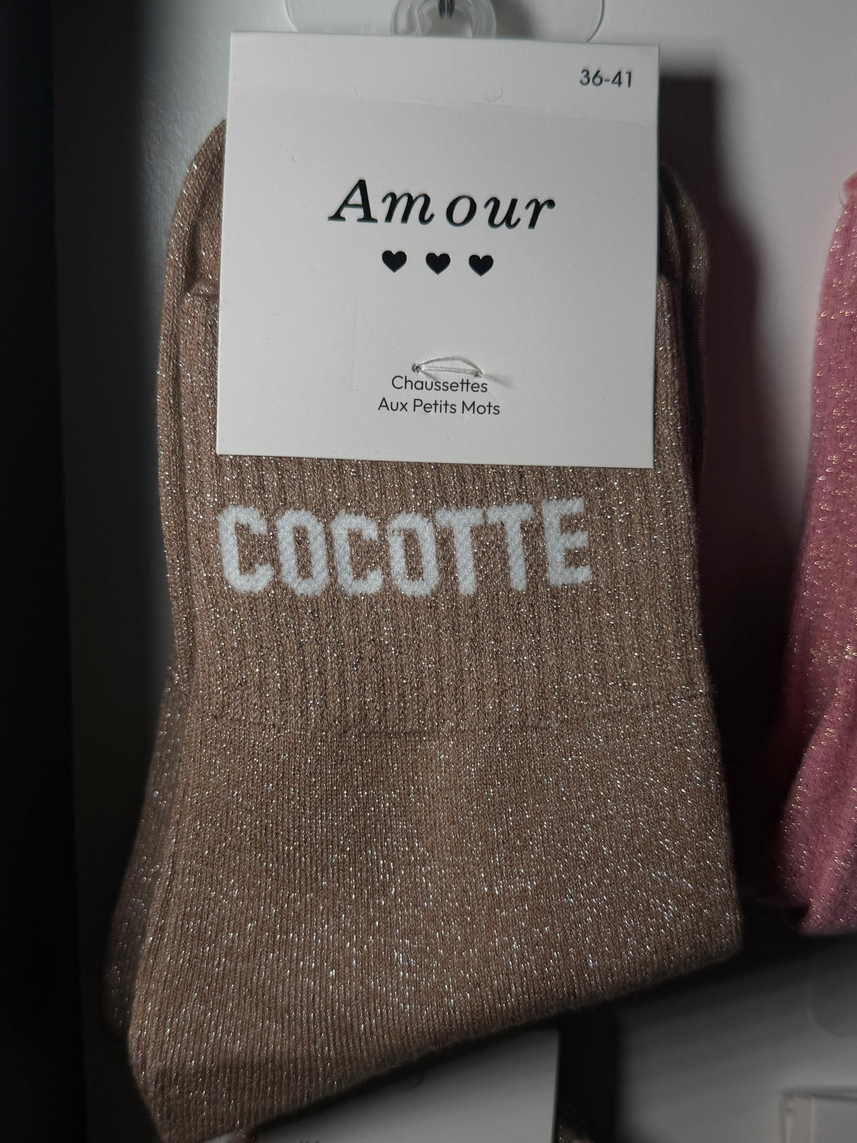 Chaussettes pailletées - COCOTTE