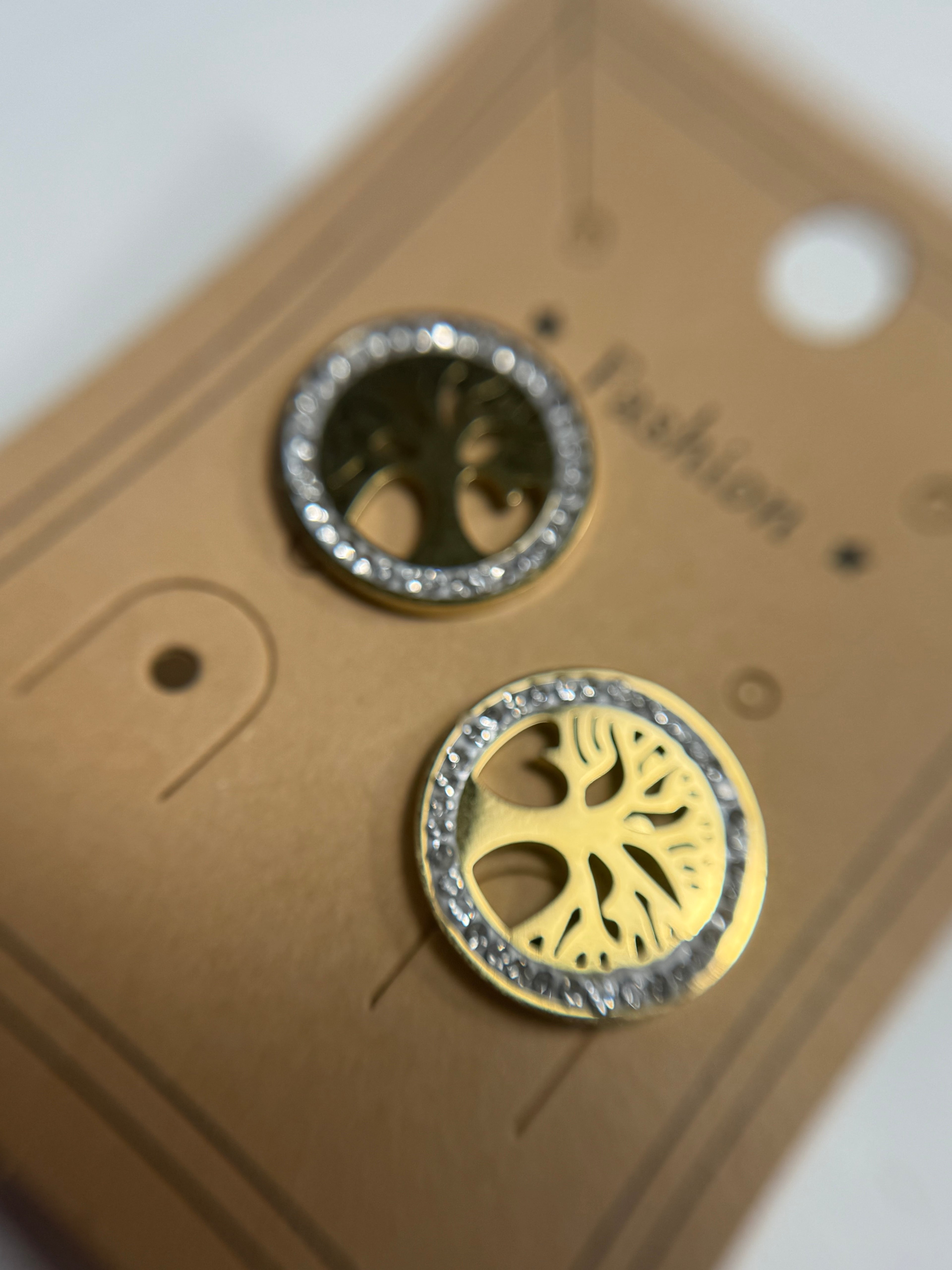 Boucle d’oreille en acier inoxydable