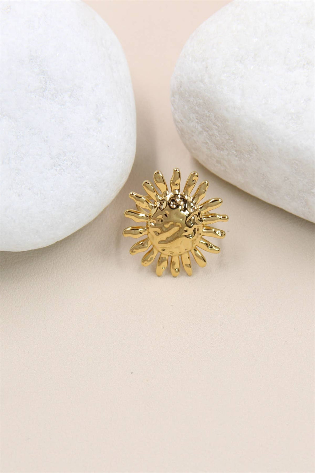 Bague Soleil Ajustable En Acier Inoxydable