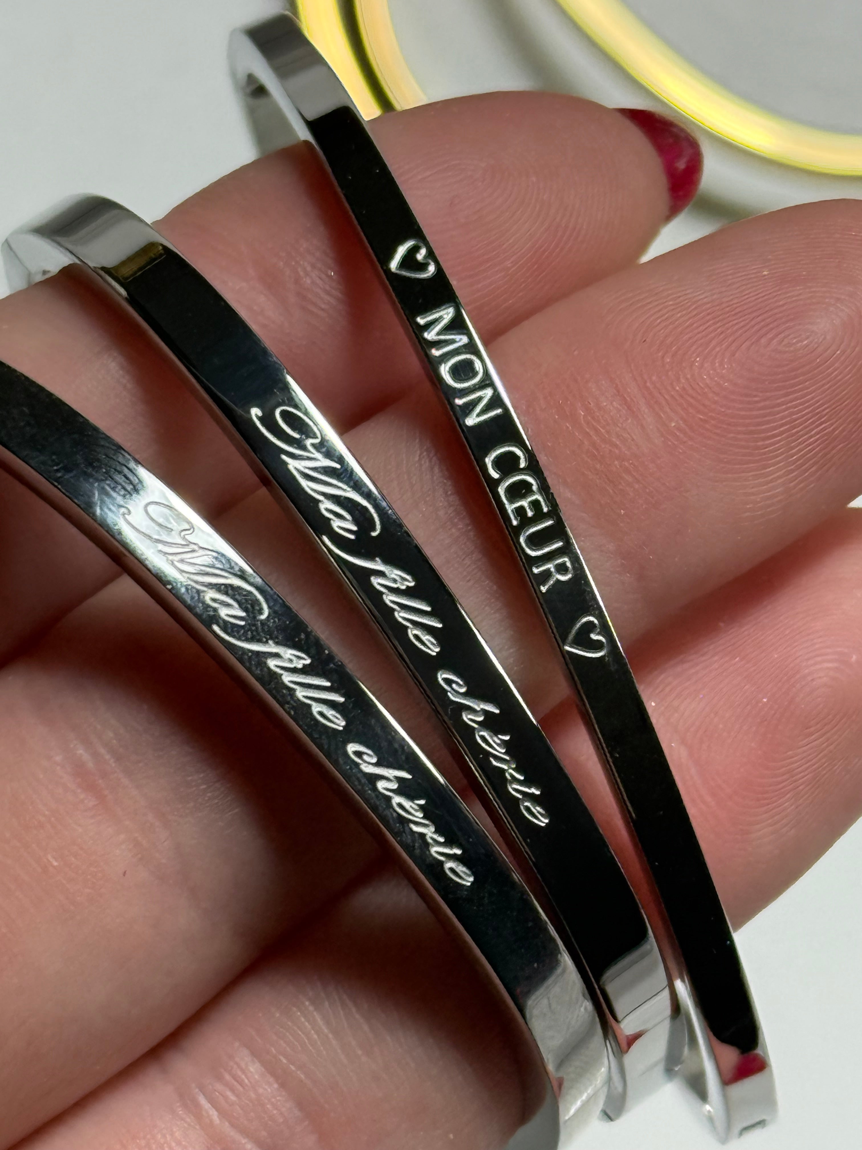 Jonc - message personnalisée