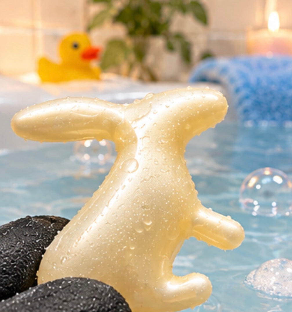 Perle de bain - lapin senteur fleur de lotus
