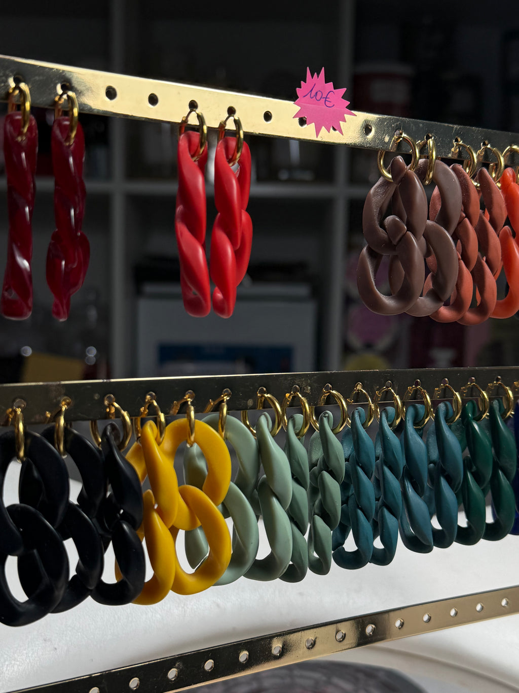 Boucles d’oreilles - Créoles mailles