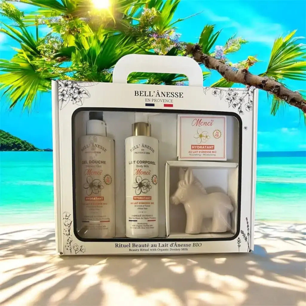 COFFRET CADEAU MONOÏ AU LAIT D’ÂNESSE