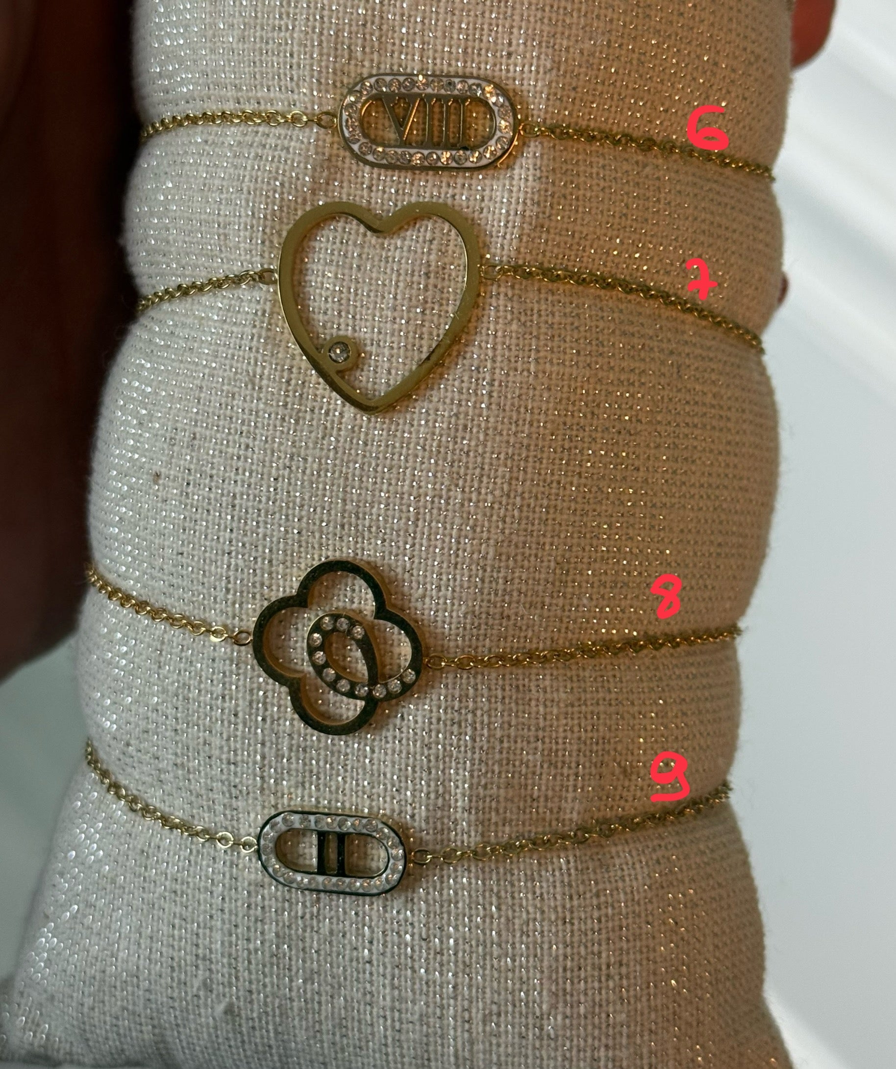 Bracelet or en acier inoxydable ✨