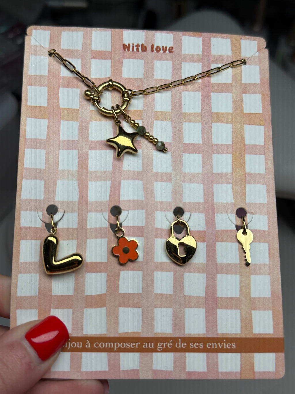 Cartelette bijoux à composer au gré de ses envies ! ✨