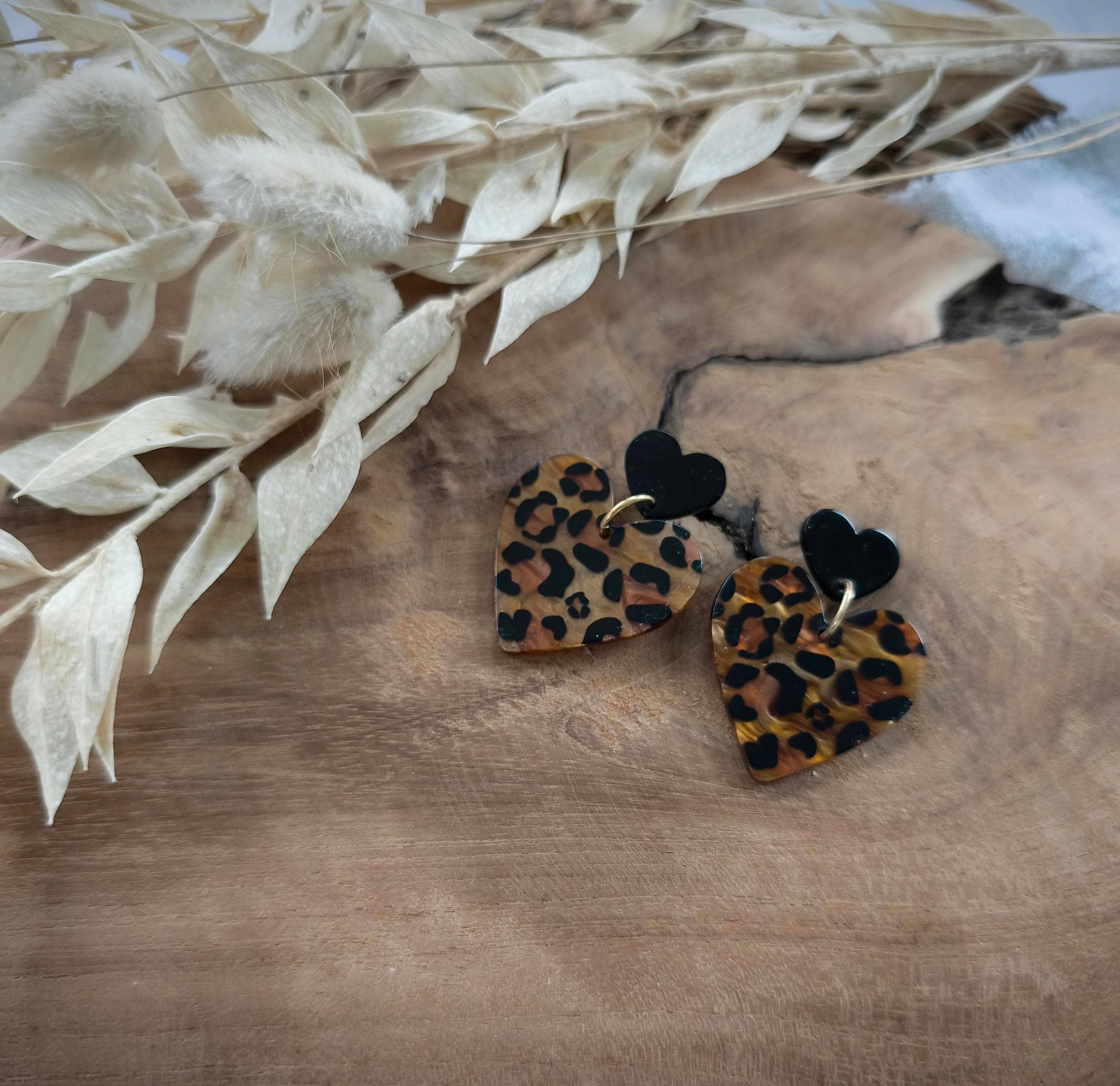 Boucles d'oreilles Coeur Graou
