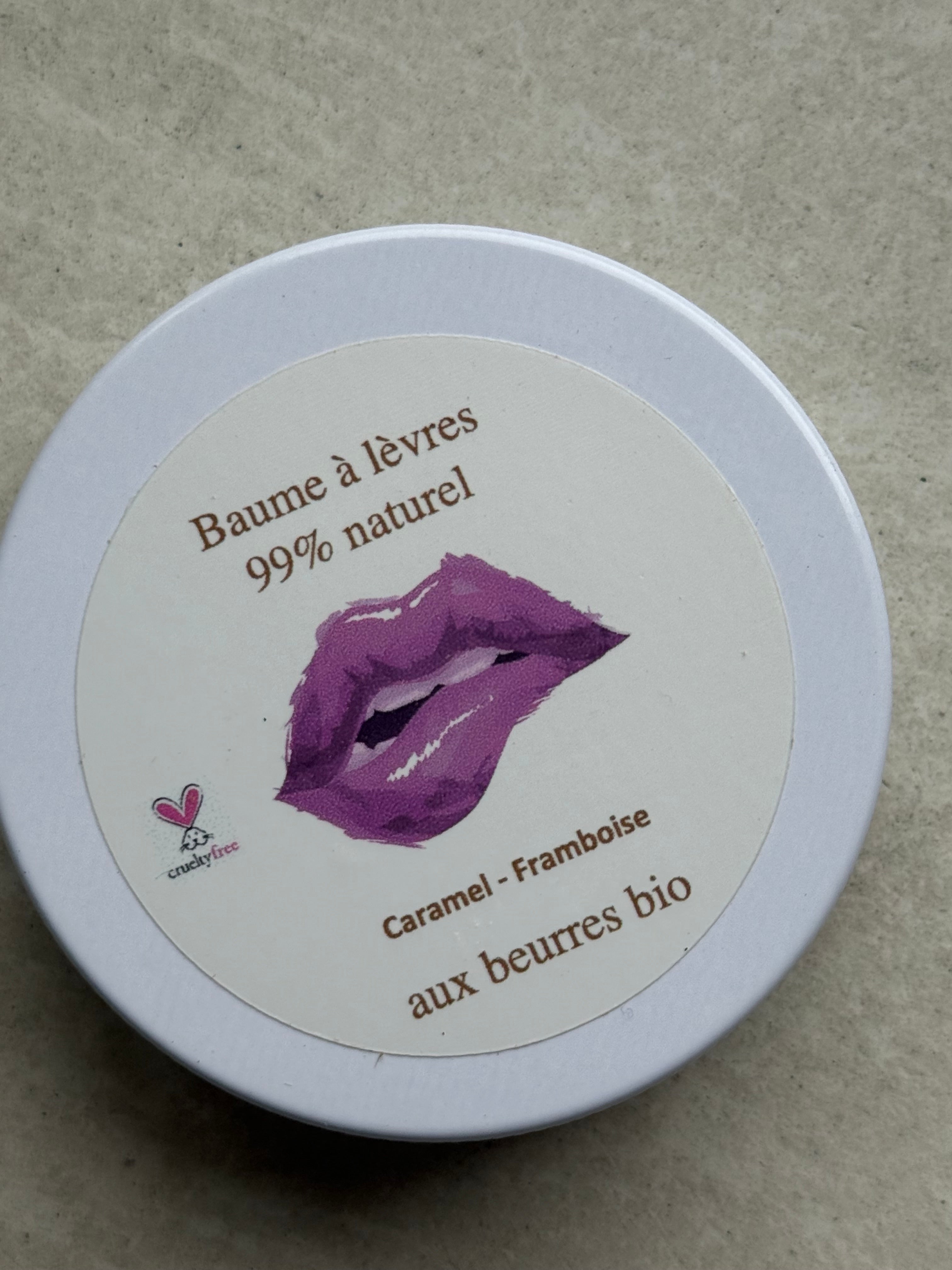 Baume à lèvre - 99% naturel - aux beurres bio
