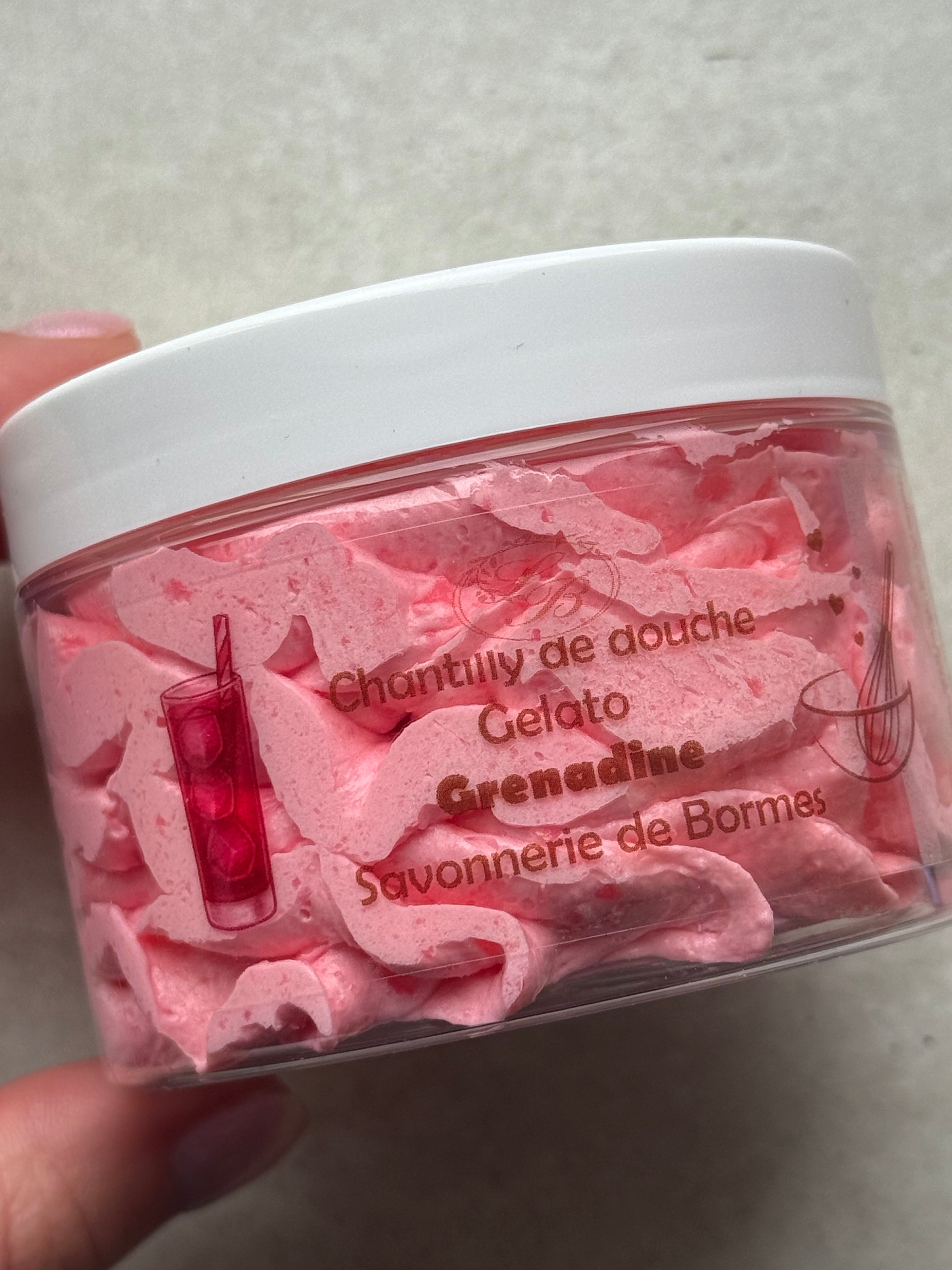 Chantilly de douche gelato - Grenadine