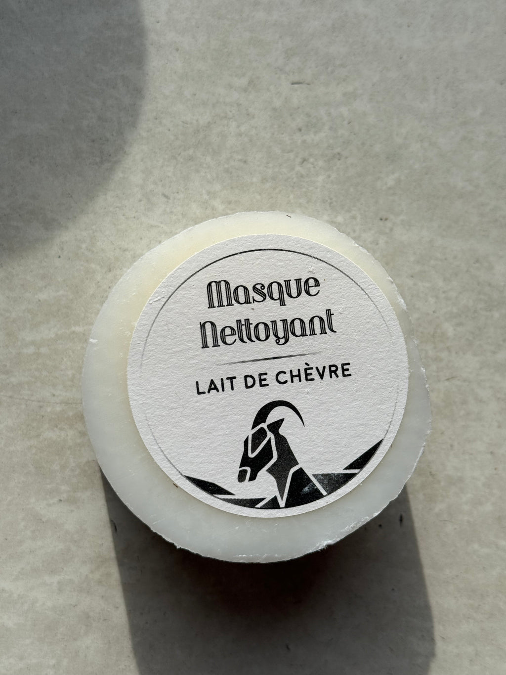 Masque nettoyant visage au lait de chèvre 🐐, soin pour le visage et spatule crème hydratante