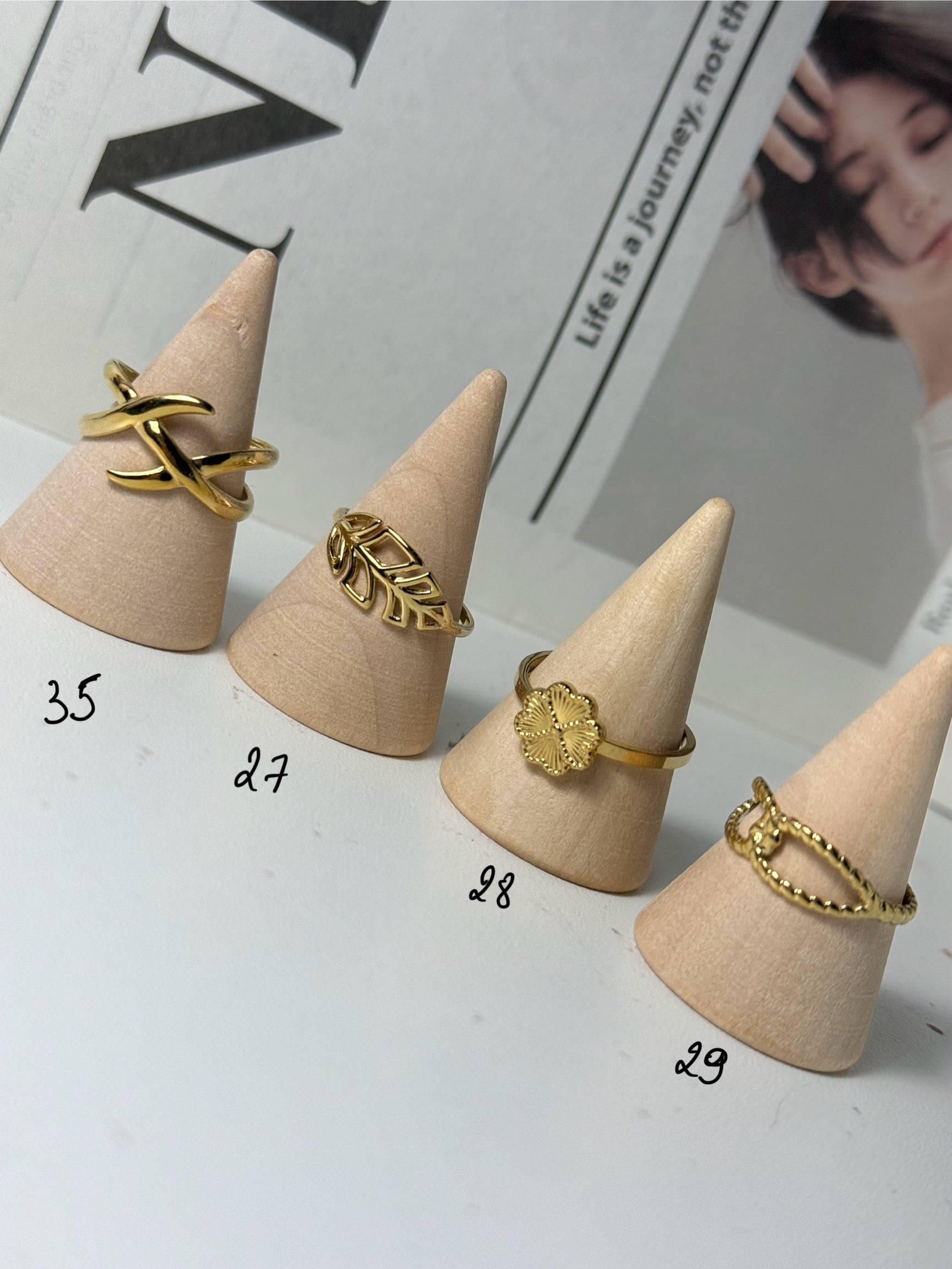 Bague en acier inoxydable ✨