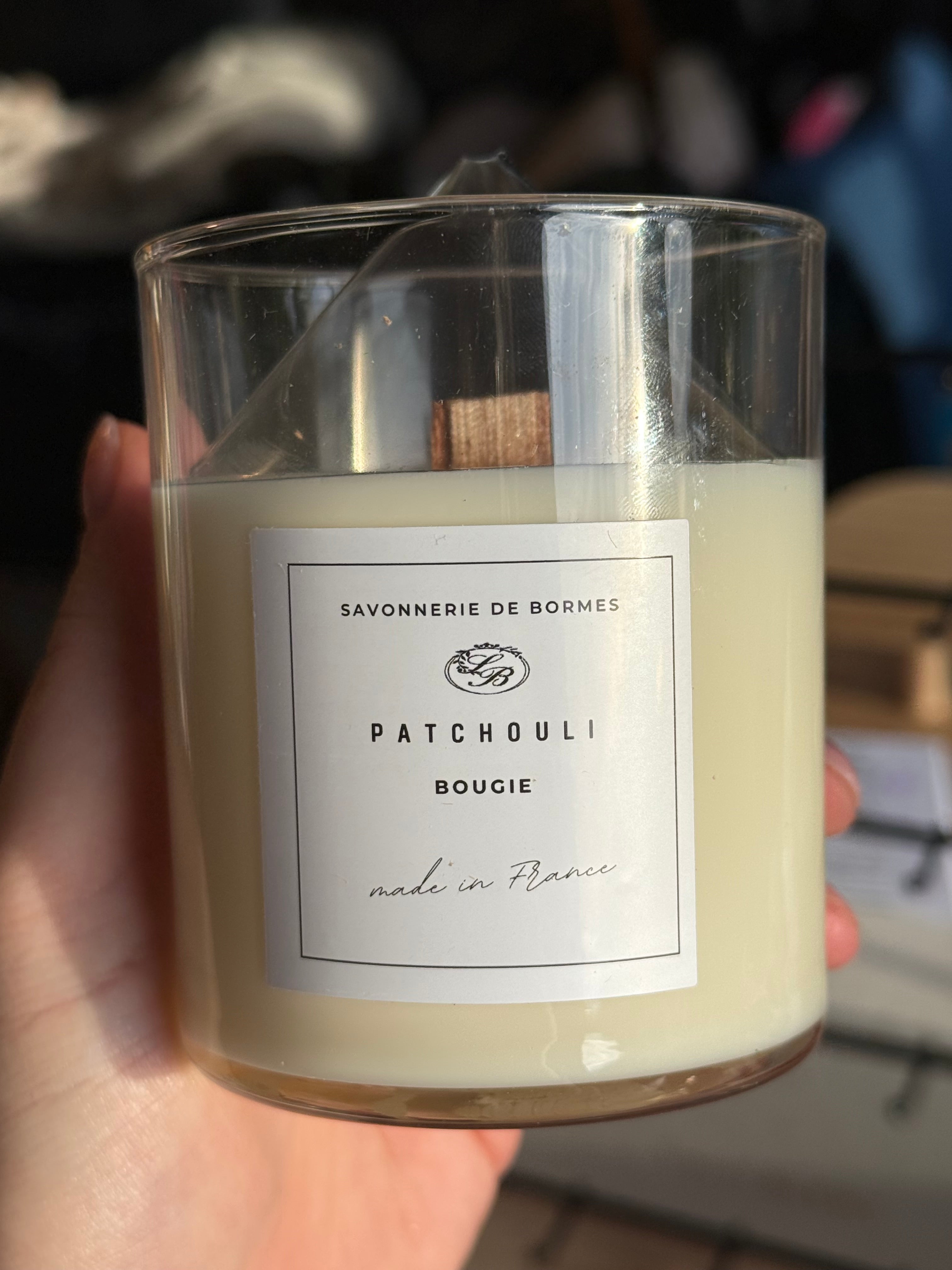 Bougie vanille patchouli