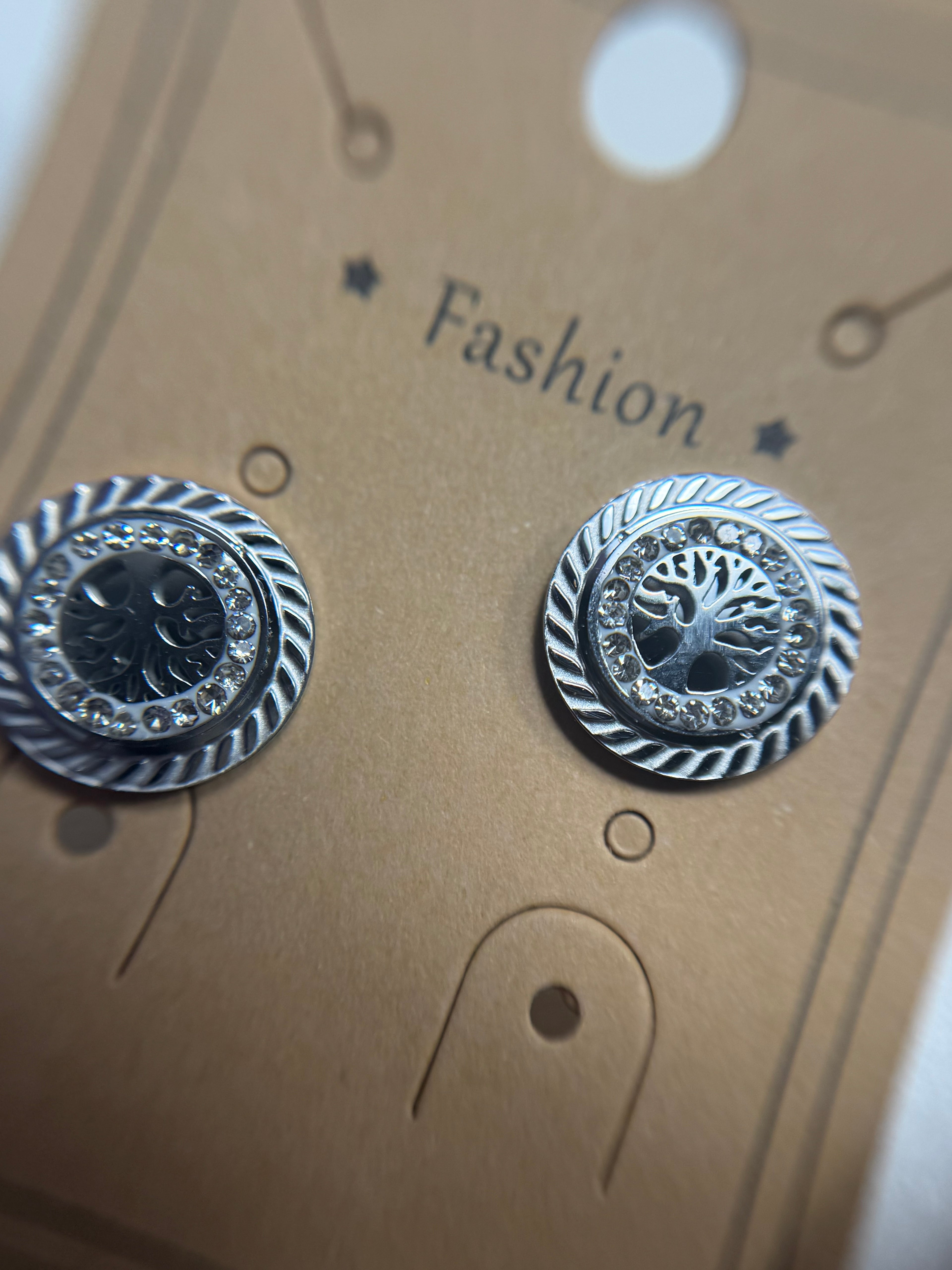 Boucle d’oreille en acier inoxydable