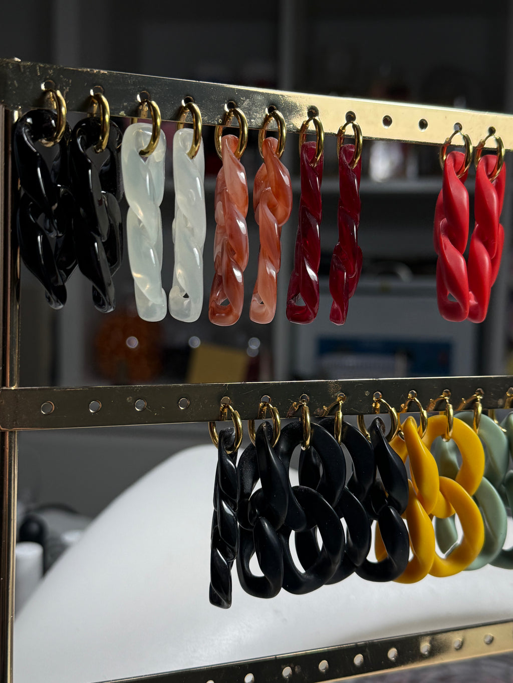 Boucles d’oreilles - Créoles mailles