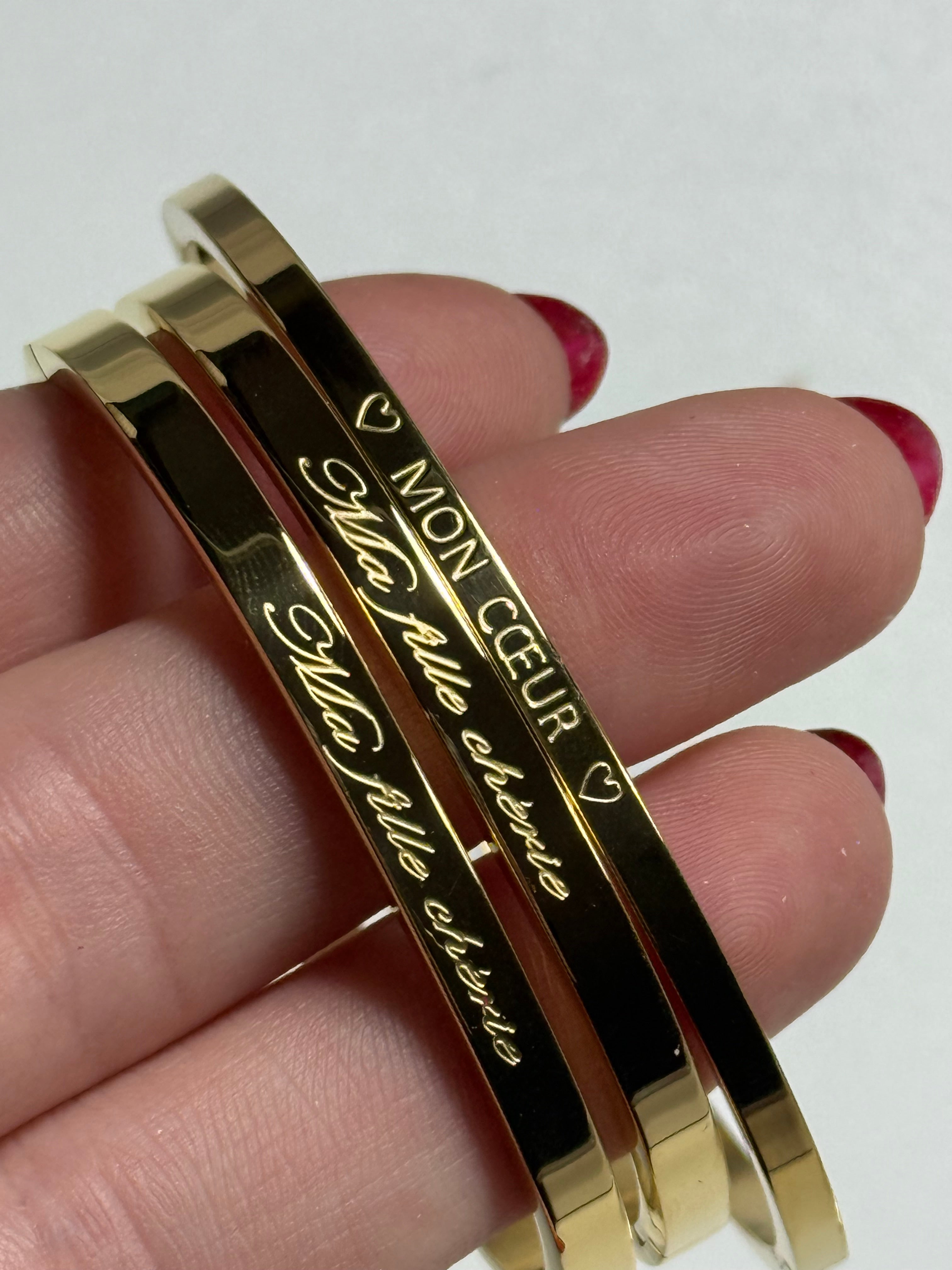 Jonc - message personnalisée