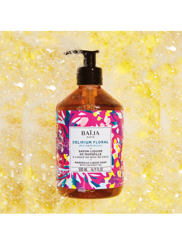 Savon liquide Marseille delirium floral