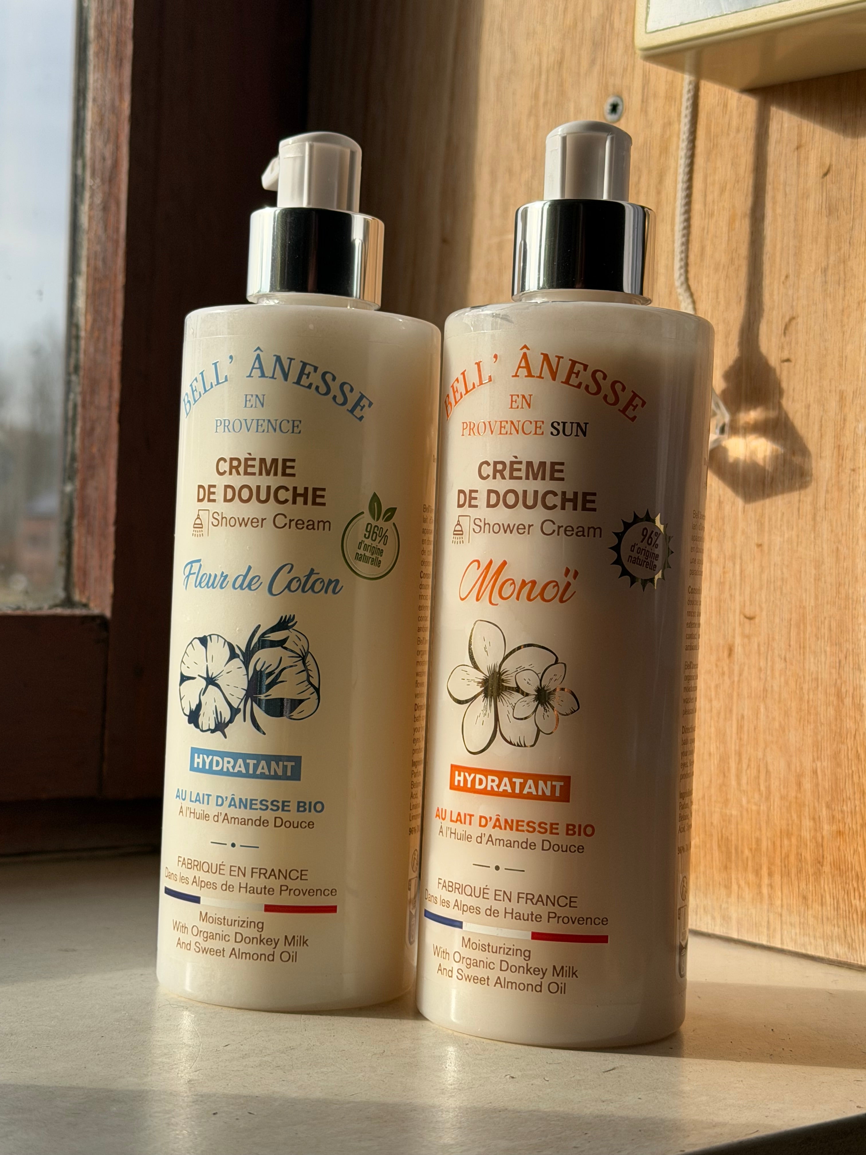 Crème de douche au lait d’ânesse ✨