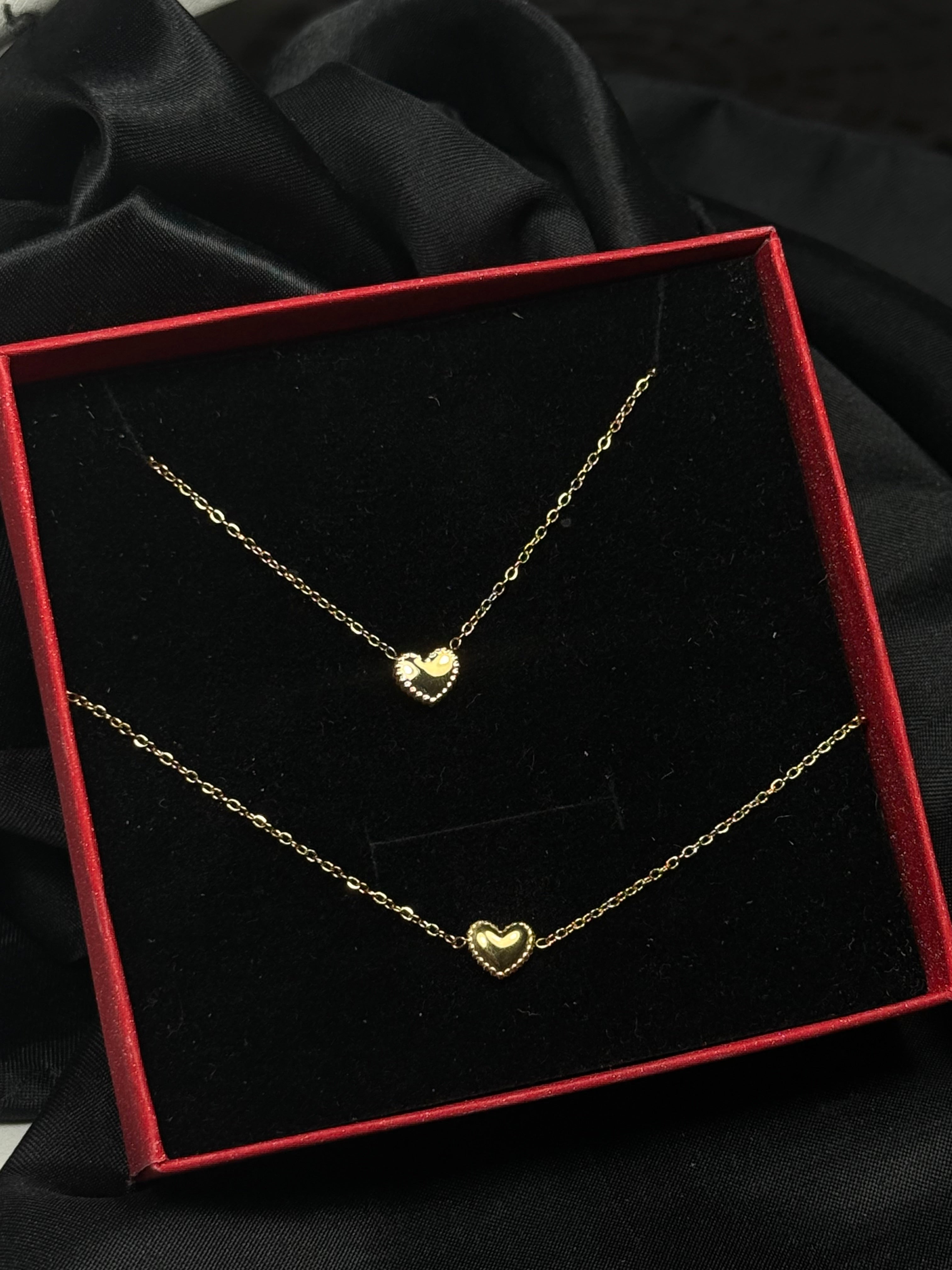 Coffret bracelet - collier argent ou doré