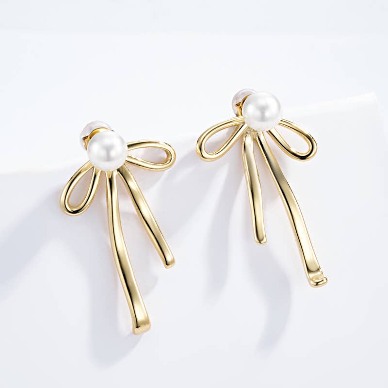 Boucle d’oreille noeud 🪢 en acier inoxydable