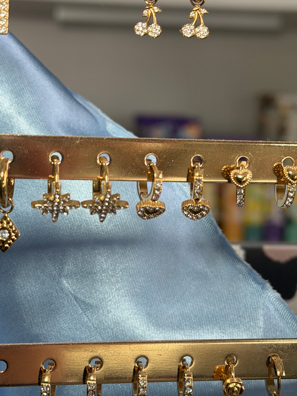 Boucles d’oreilles azalée