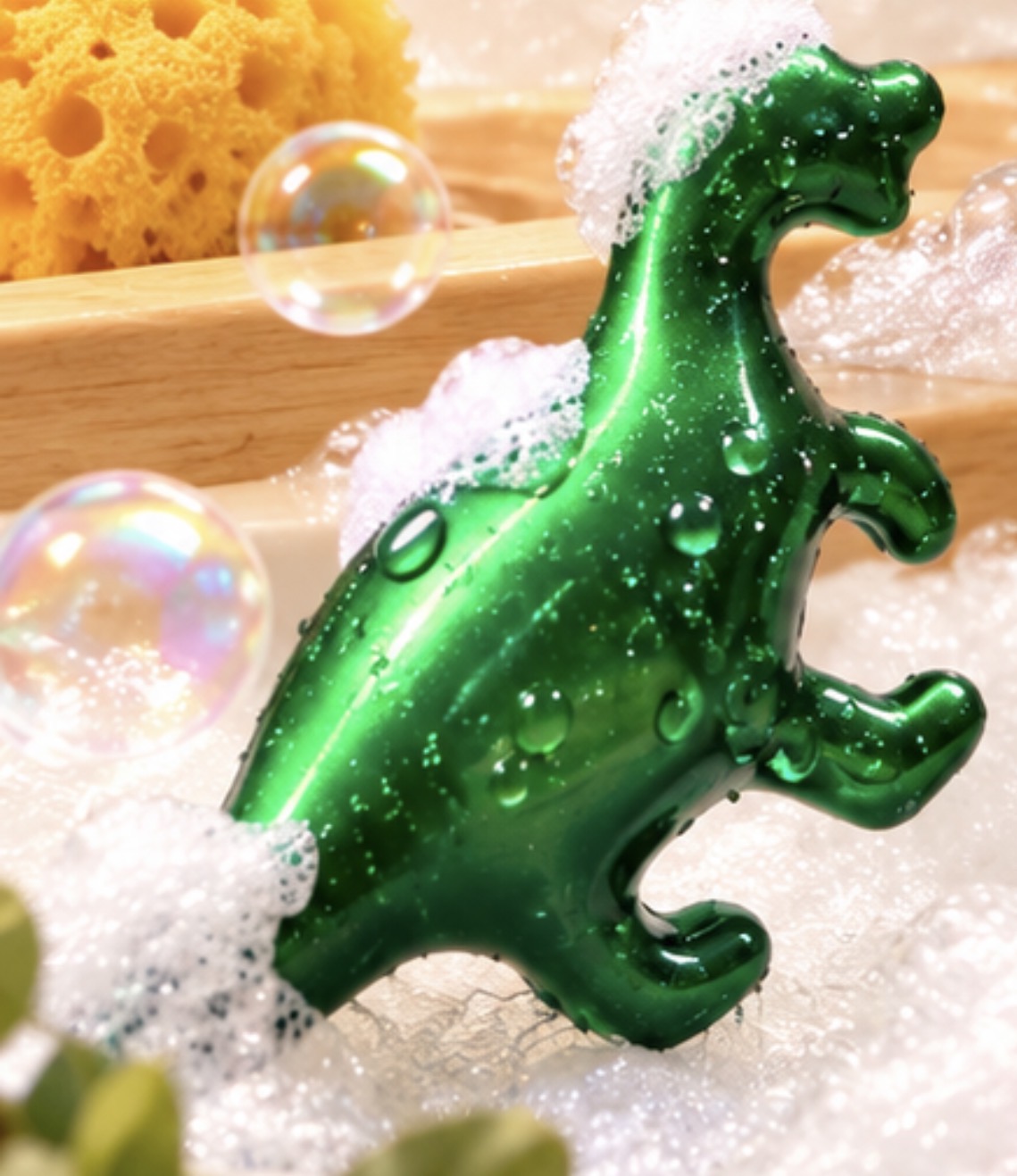 Perle de bain -  Dinosaure senteur kiwi