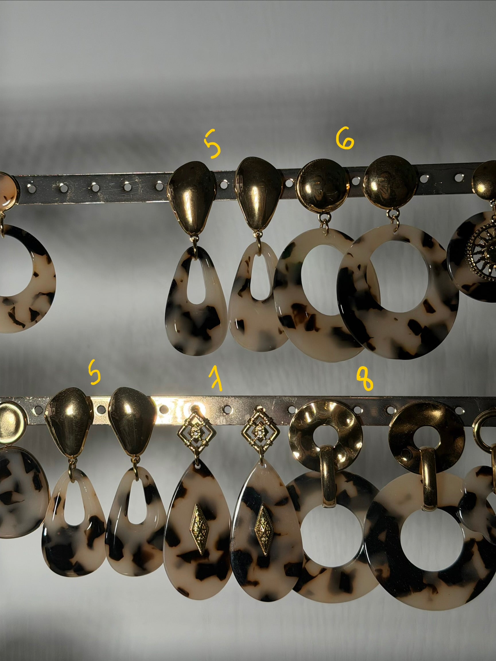 Boucle d’oreille léopard