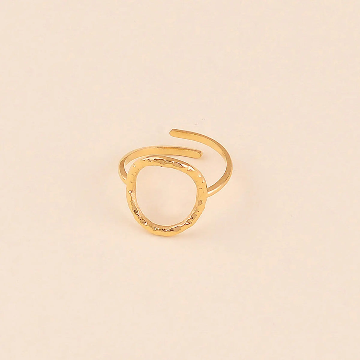 Bague - cercle texturé