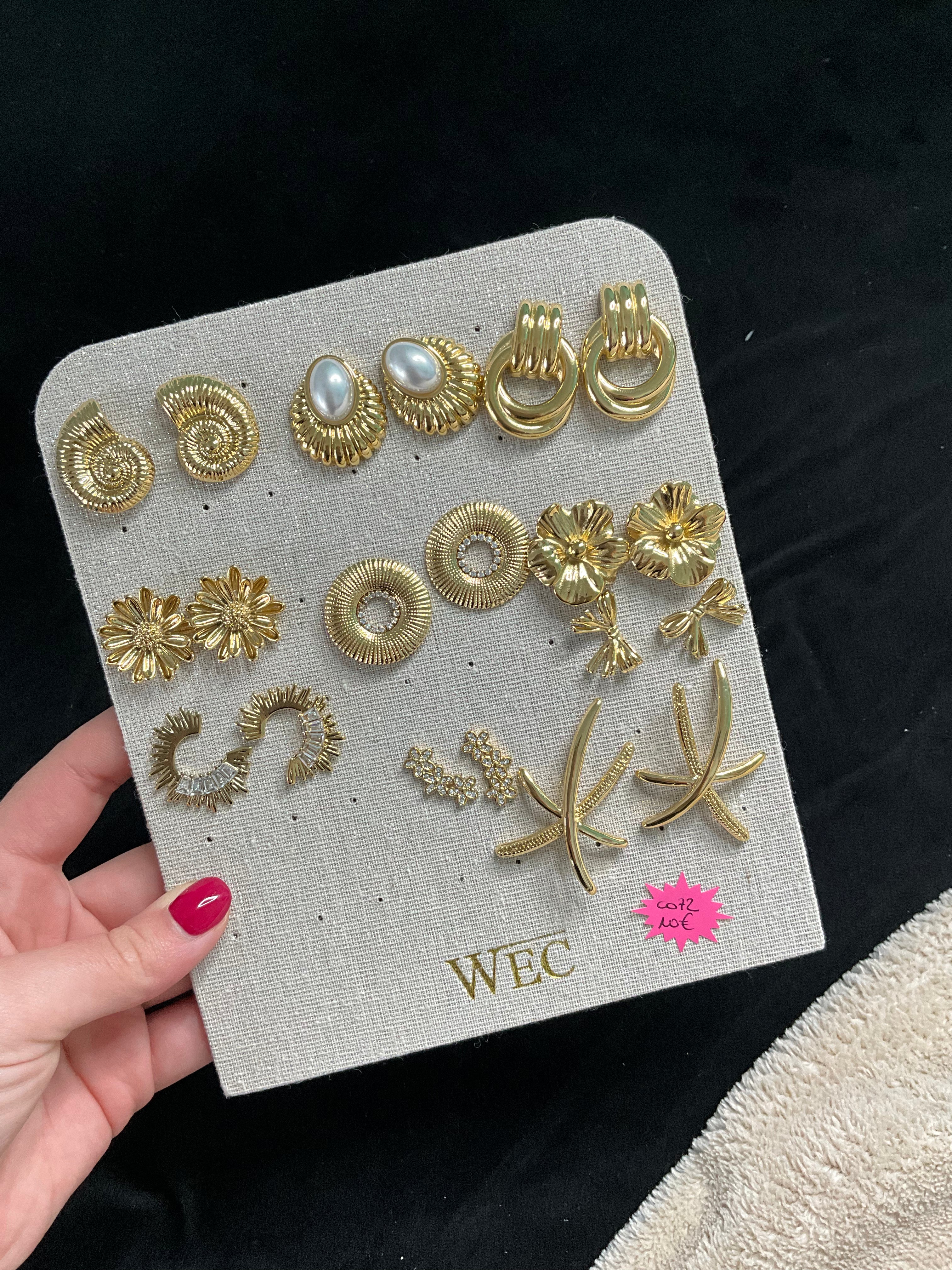 Boucle d’oreille en acier inoxydable ✨ 0072