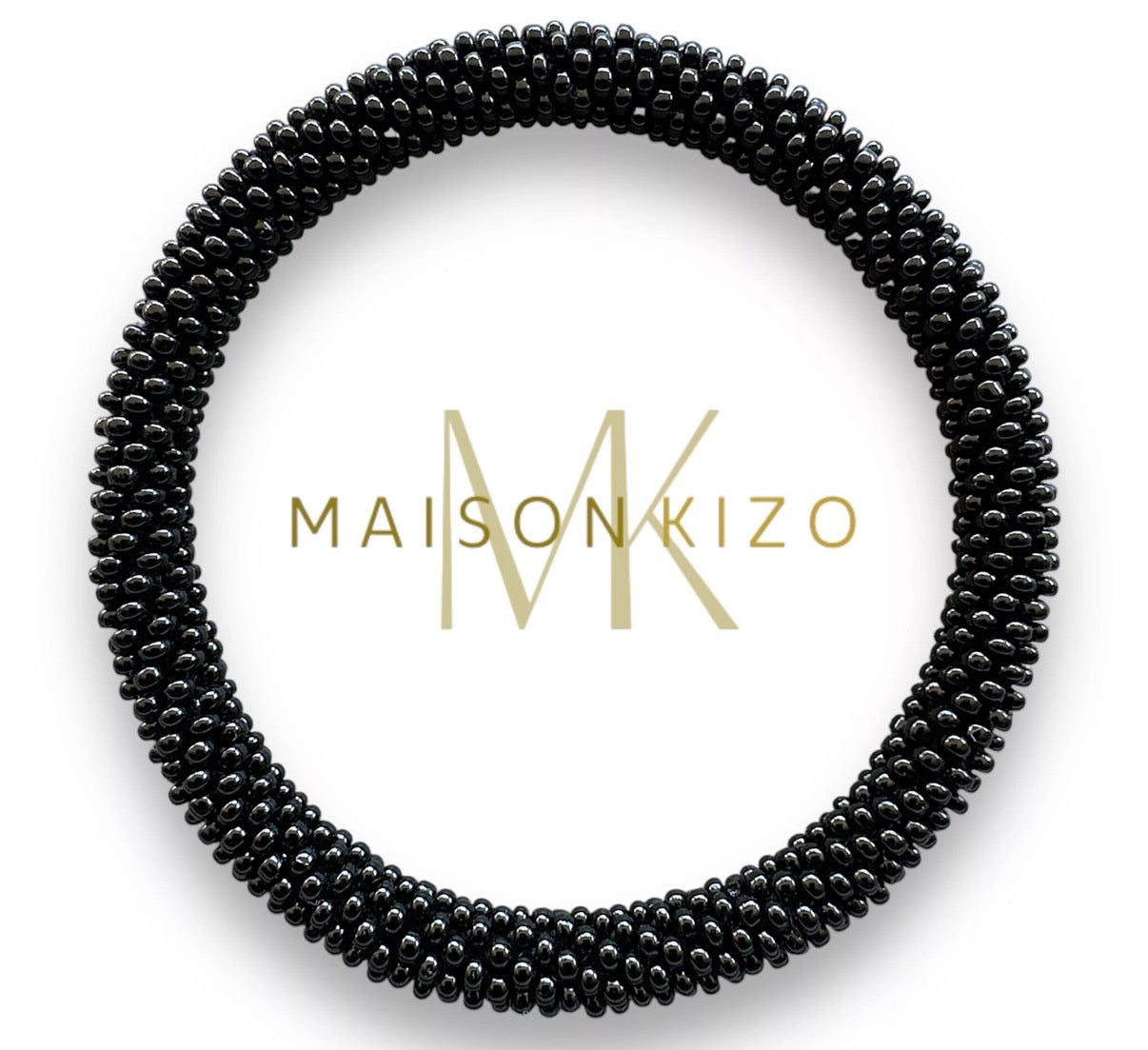 Bracelet népalais noir N11