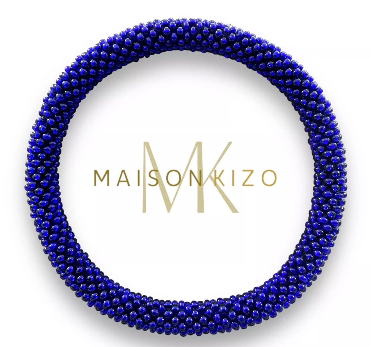 Bracelet népalais bleu foncé A86