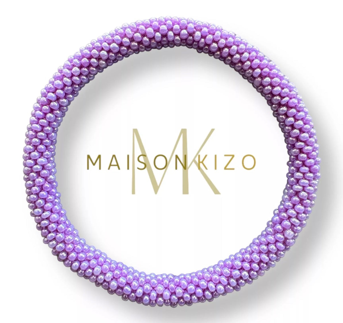 Bracelet népalais V06 lila