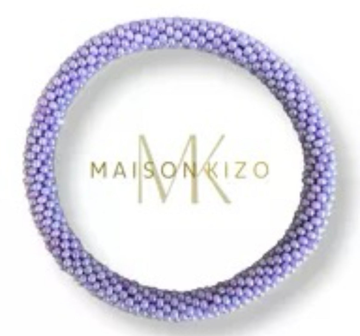 Bracelet népalais V07 mauve