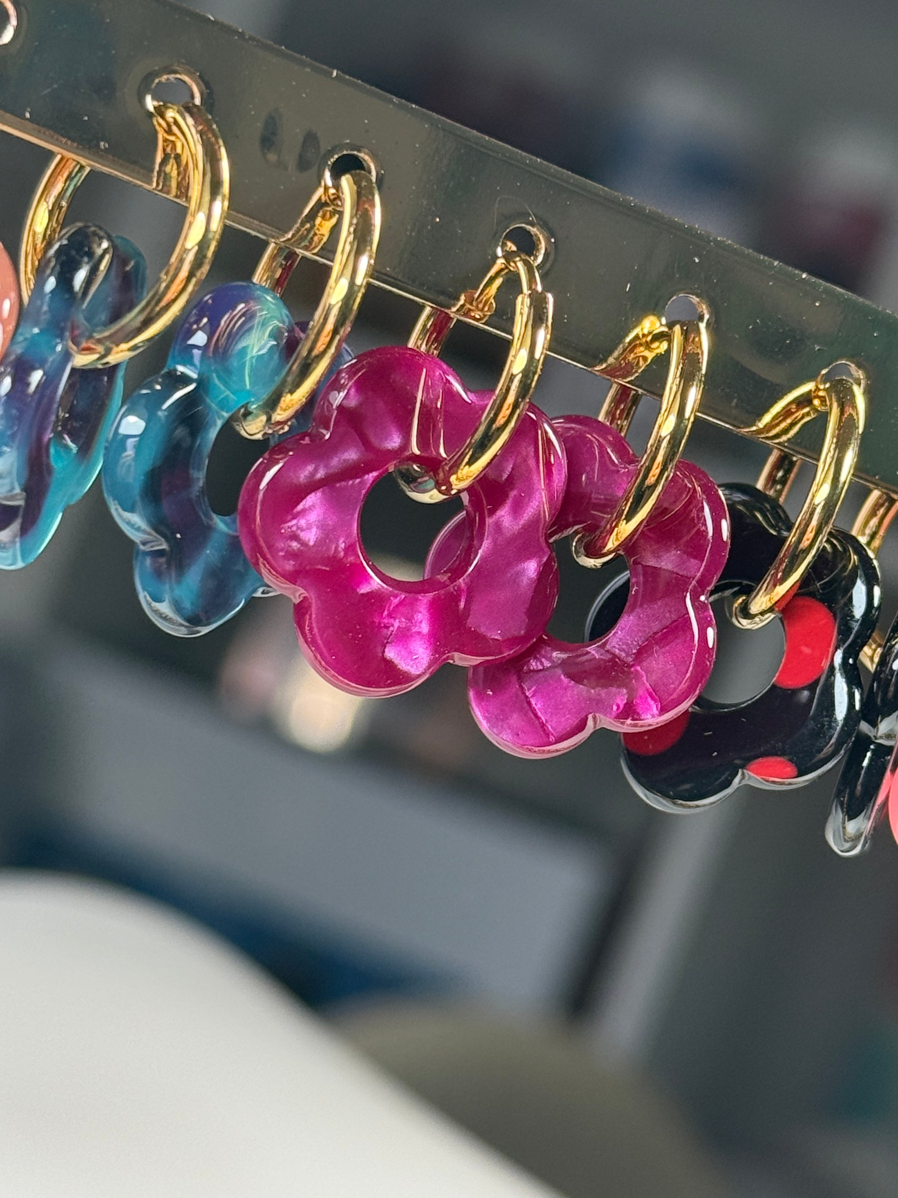Boucle d'oreille avec pampille 0601