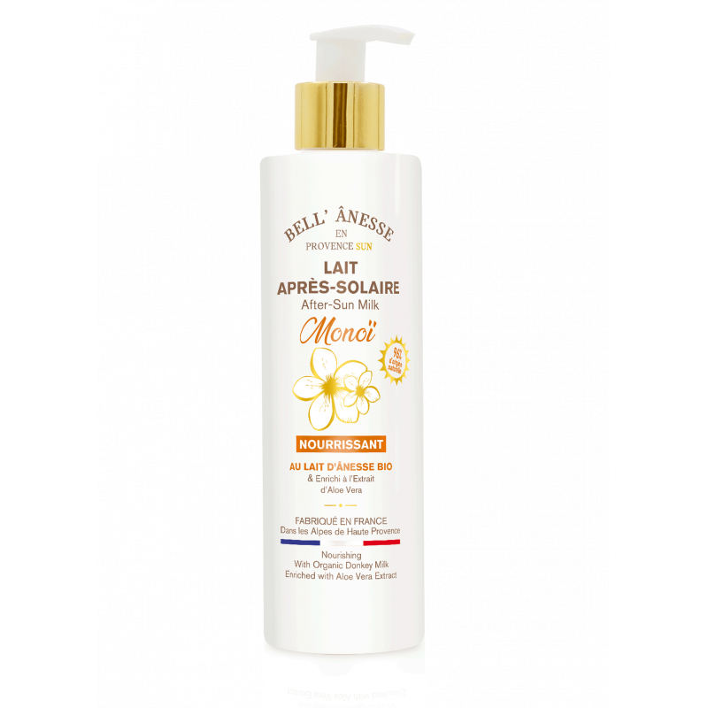 LAIT APRÈS SOLEIL AU MONOI BIO HYDRATANT 250ML
