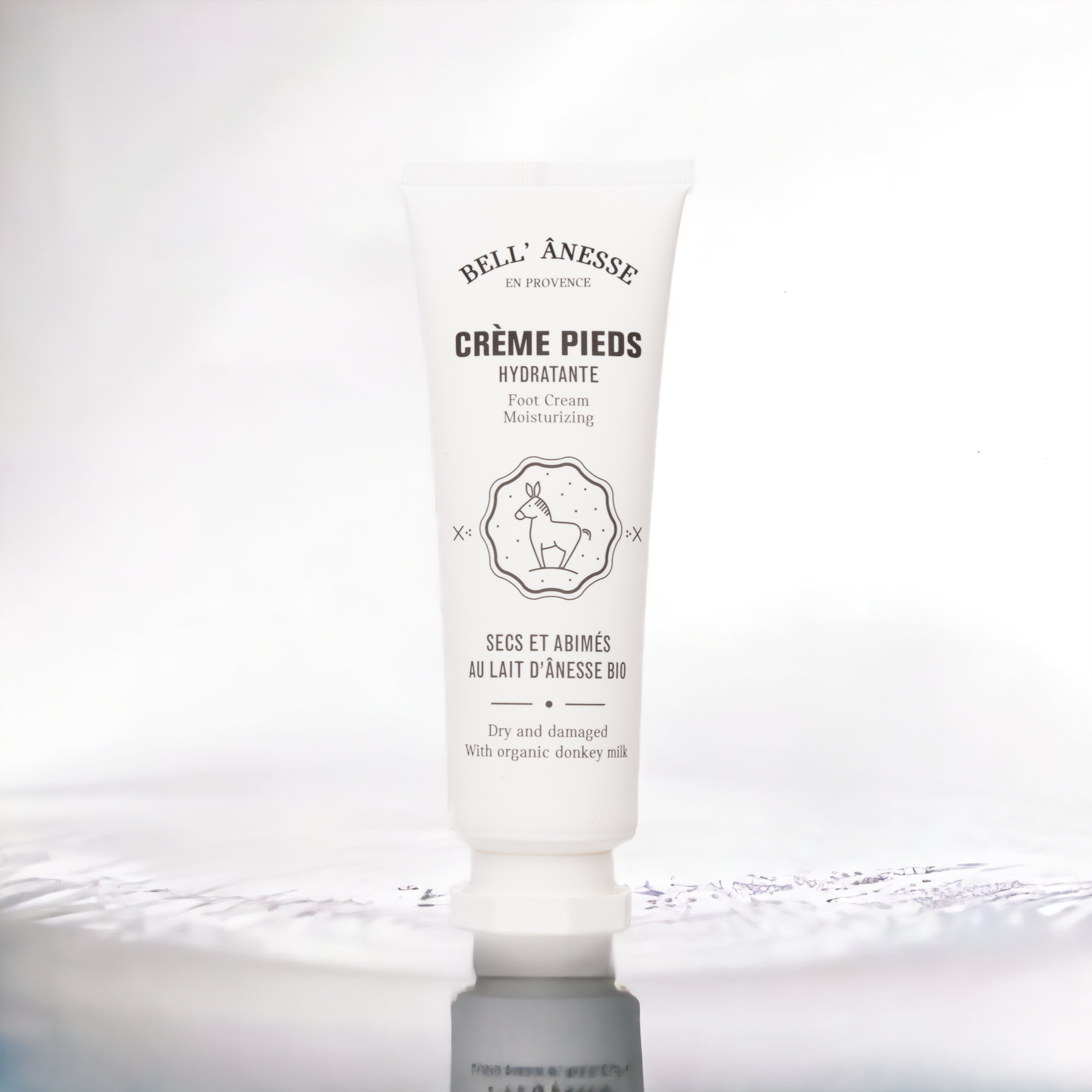 CRÈME PIEDS HYDRATANTE AU LAIT D'ÂNESSE BIO 120ML