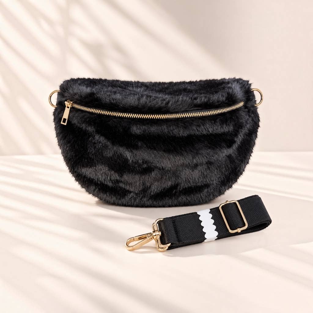 Sac banane fausse fourrure 008-S057