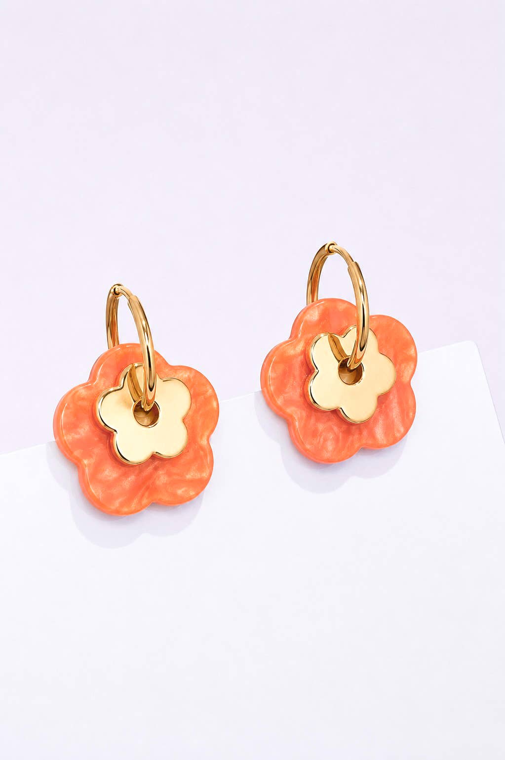 Boucles d'oreilles en acier inoxydable 124RX350