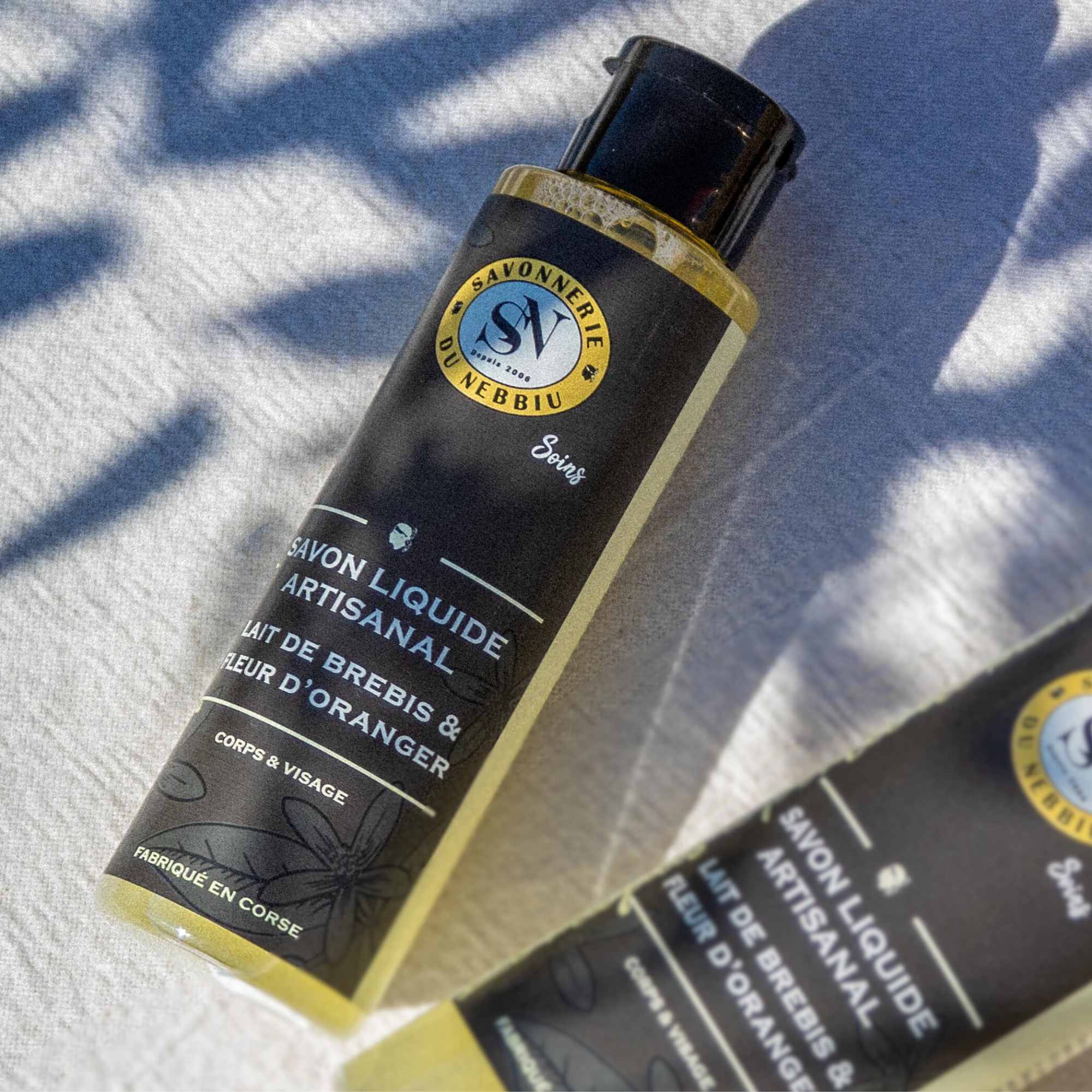 Savon liquide lait de brebis & fleur d'oranger